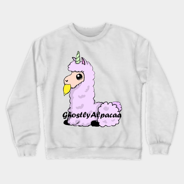 Alpacaa Nom- Lemon! Crewneck Sweatshirt by Ghostly_Alpacaa